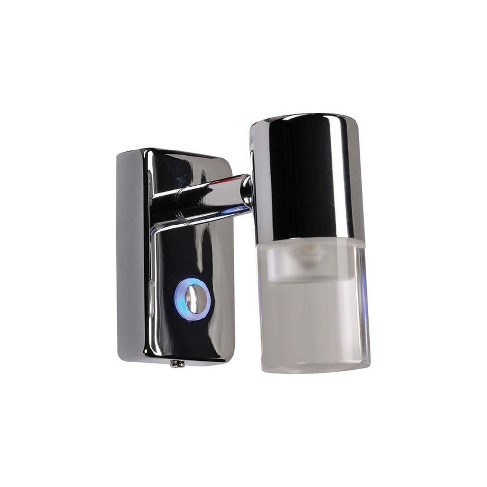 Narva 10-30 Volt Chrome Interior Lamp Dimming with Switch 6000K