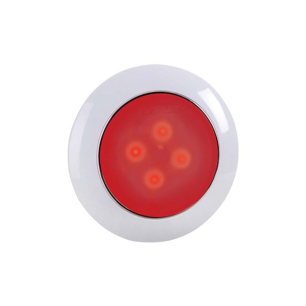 Narva 9-33V Saturn Lamp Dual Colour 75mm LED Interior Lamp with Touch Switch White/Red