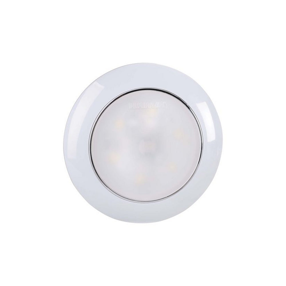 Narva 9-33V Saturn Lamp Dual Colour 75mm LED Interior Lamp with Touch Switch White/Red