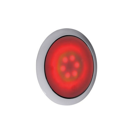 Narva 9-33V Saturn Lamp Dual Colour 130mm LED Interior Lamp with Touch Switch White/Red