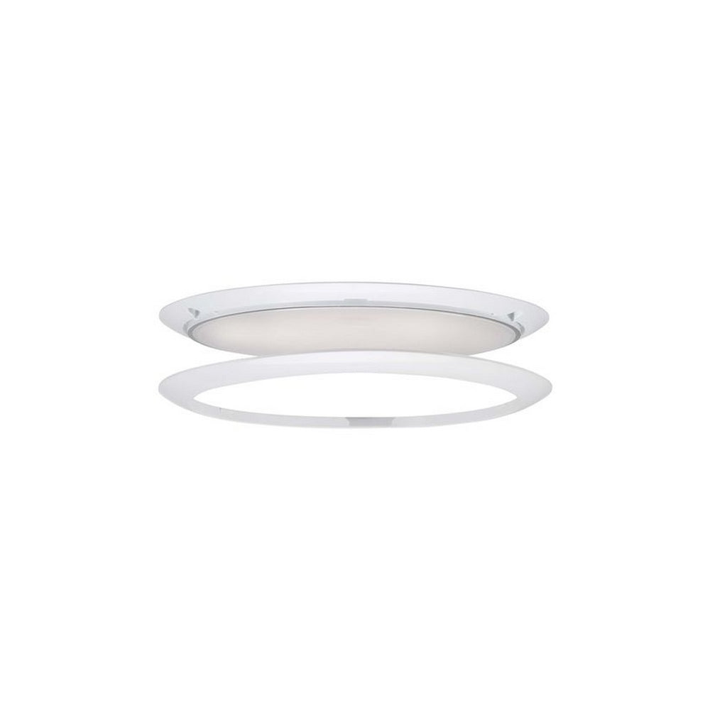 Narva 9-33V Oval Saturn Oval LED Interior Lamp with Touch Sensitive On/Dim/Off Switch