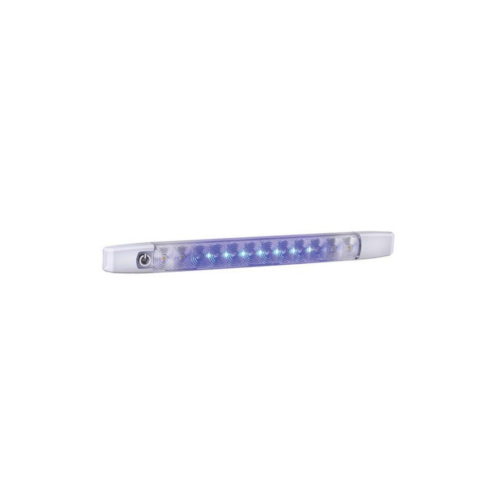 Narva 12V Dual Colour LED Strip Lamp White/Blue with Touch Switch