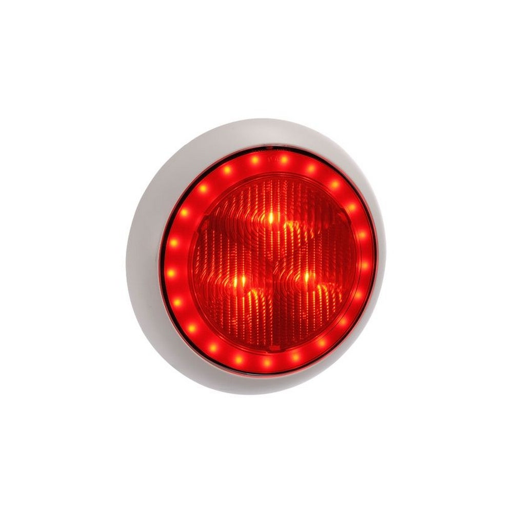 Narva 9-33 Volt Model 43 LED Rear Stop Lamp Red with Red LED Tail Ring