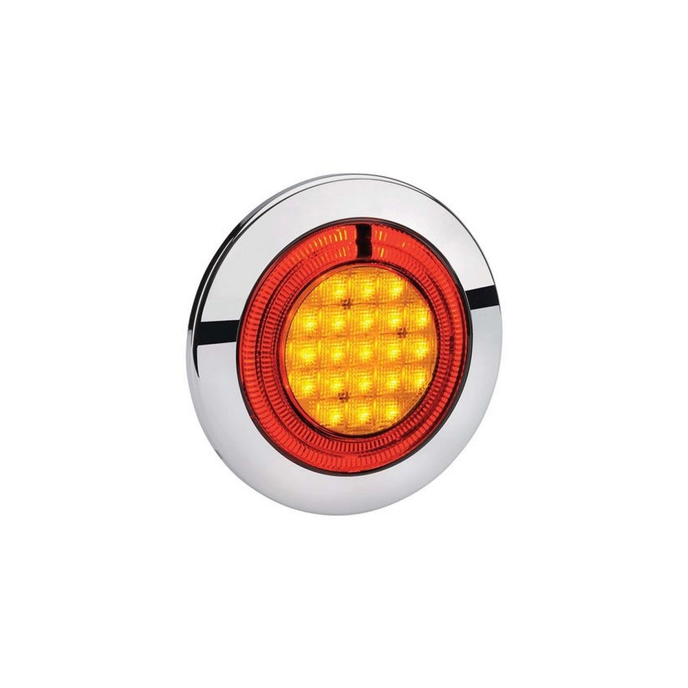 Narva 9-33 Volt Model 56 LED Rear Direction Indicator Lamp Amber with Red LED Tail Ring