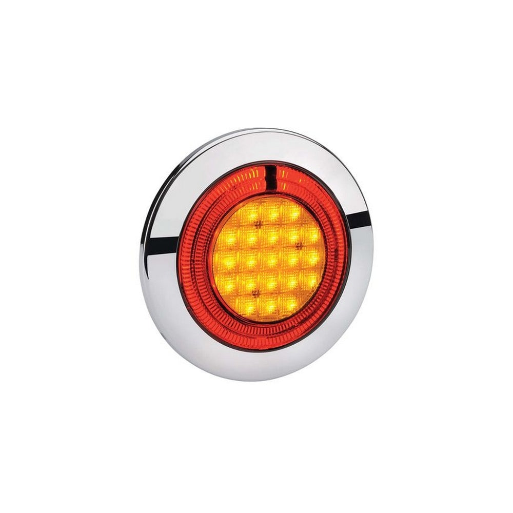 Narva 9-33V Model 56 LED Sequential Rear Direction Indicator Lamp with Red LED Tail RingRigh