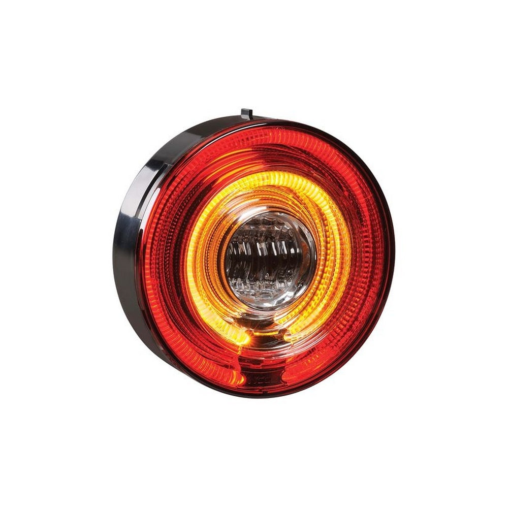 Narva 9-33V LED Model 57 Rear Direction Indicator Lamp Amber with Tail Ring Red