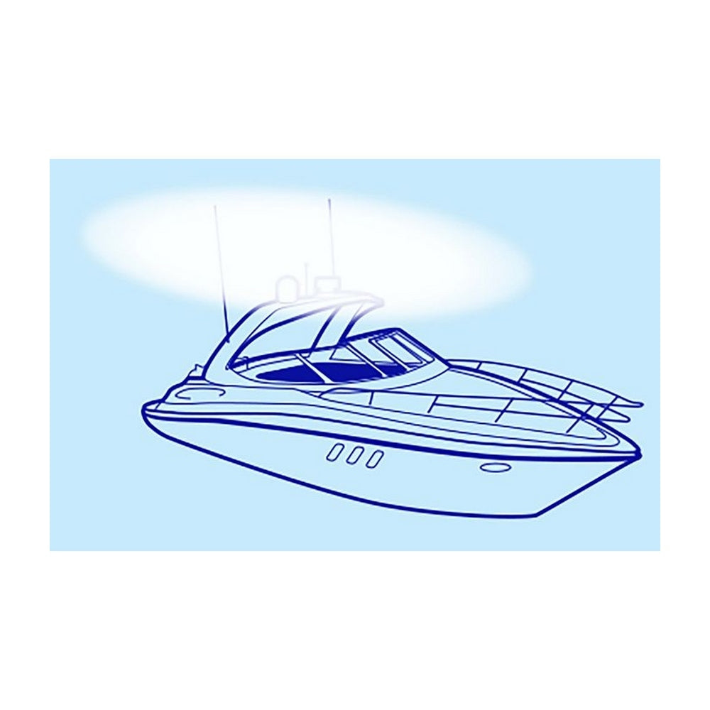 Narva 9-33V 8" Inch Fold Down Anchor Lamp 3 Nautical Mile Blister Pack Of 1