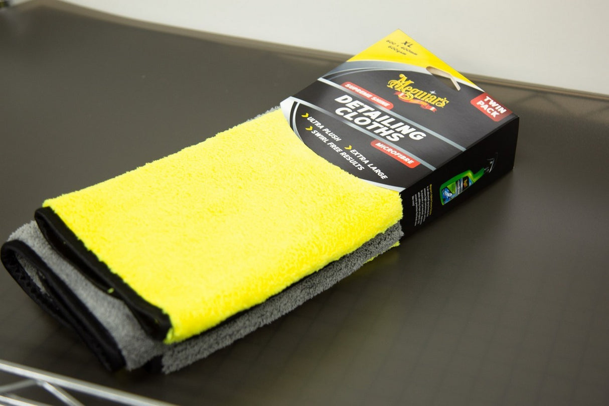 Meguiars Supreme Shine Detailing Cloth Twin Pack