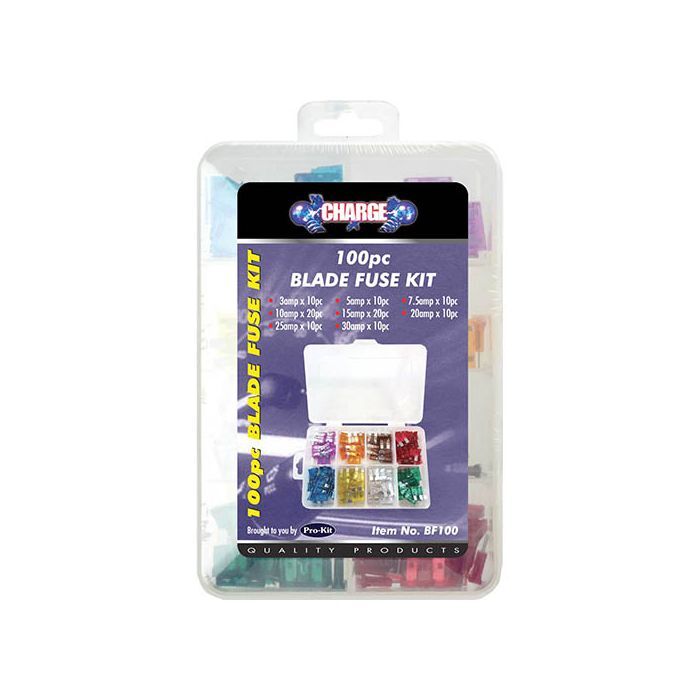 Charge Blade Fuse Kit Mixed 100Pc