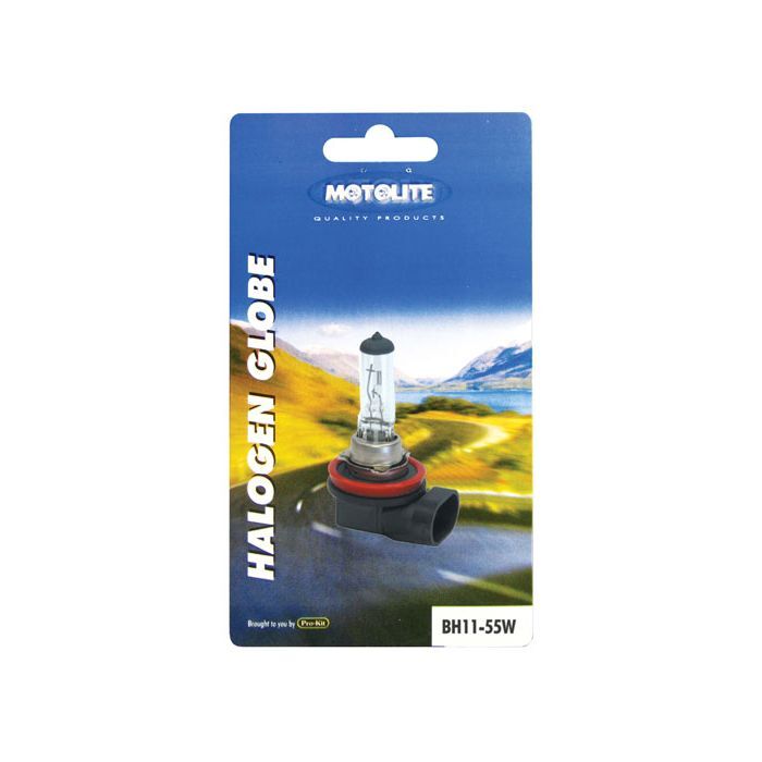 Motolite H11 55W Blister Pack Halogen