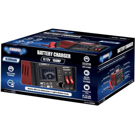 Charge 6/12V 10Amp Battery Chargers