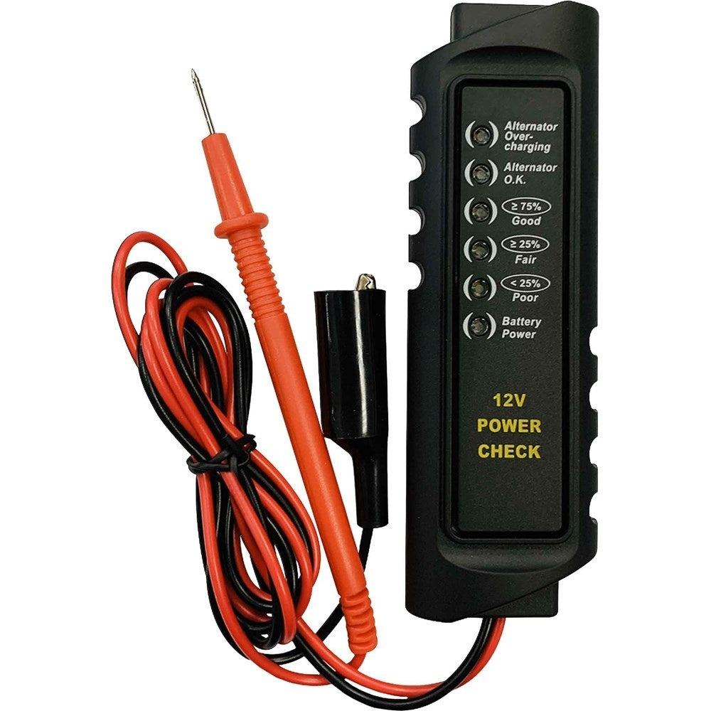 Charge Battery and Alternator Tester 6-16V