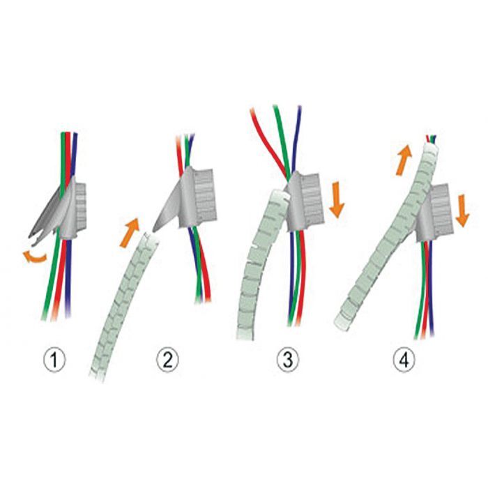 Charge Spiral Binding 15mm x 5Mtr With Tool