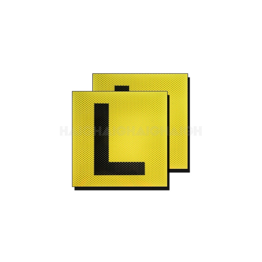 L Plate Clear Vision