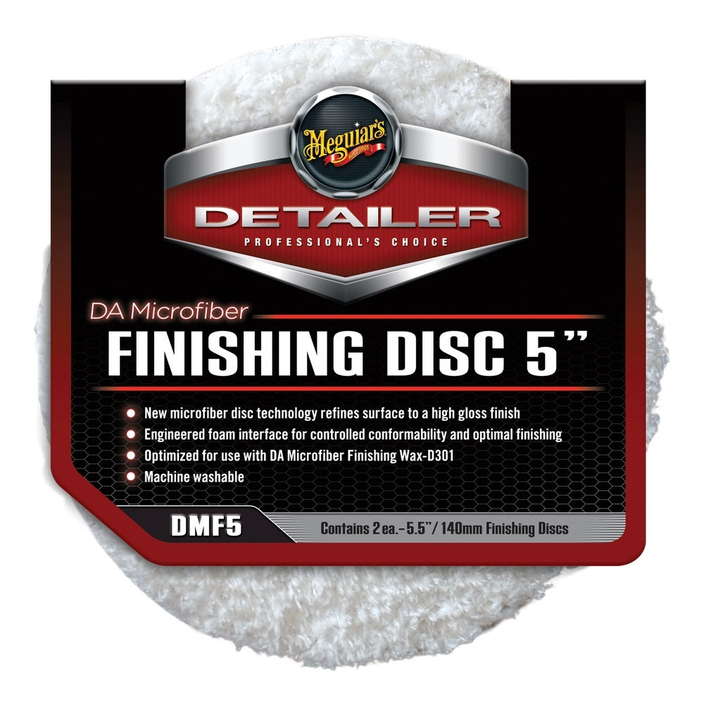 Meguiars DA Microfibre Finishing Disc 5 inch 2 pack