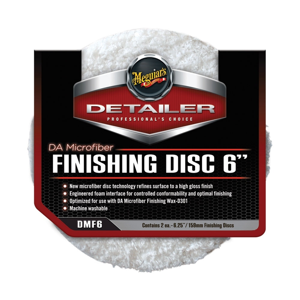 Meguiars DA Microfibre Finishing Disc 6 inch 2 pack