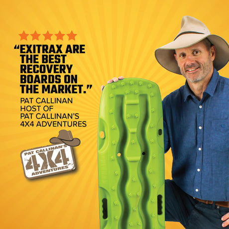 Exitrax 4WD Recovery Board 1110 Series Metallic Lime Green