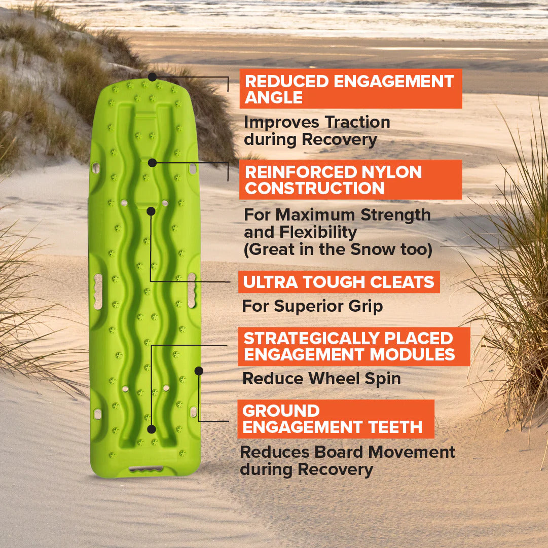 Exitrax 4WD Recovery Board 1110 Series Metallic Lime Green