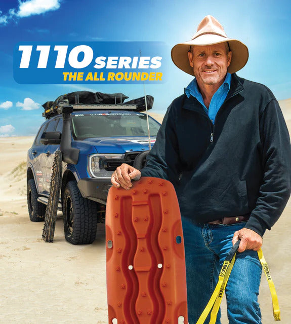 Exitrax 4WD Recovery Board 1110 Series Metallic Sunrise Red