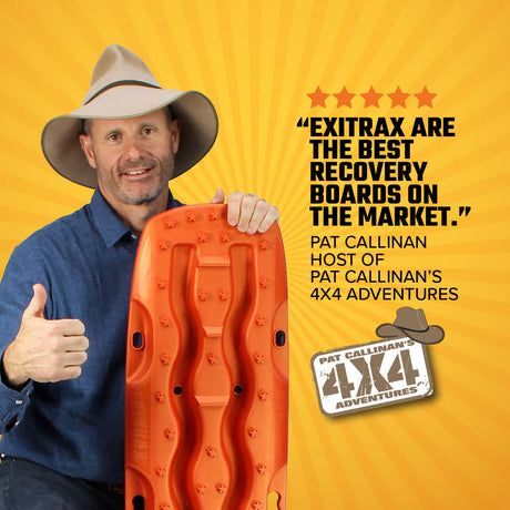 Exitrax 4WD Recovery Board 1110 Series Metallic Sunrise Red