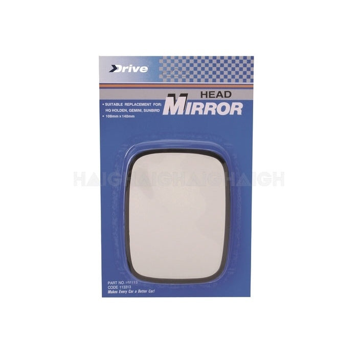 Mirror Head 135X180mm Chrome