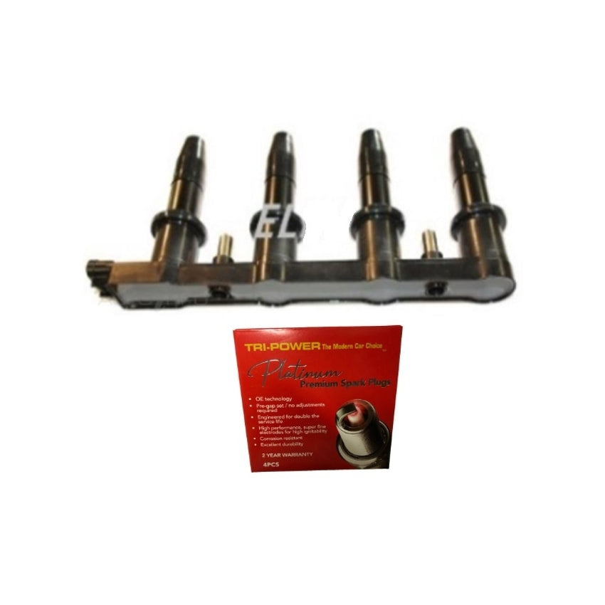 Ignition Coil & Spark Plug Kit for HOLDEN BARINA 2011-2019 F16D4