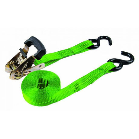 Loadmaster Tie Down Set 4 Piece Ratchet Reflective Strap With Moulded Handles 27mm (1-1/16'') x 3.6Mtr 340Kg With Storage Case