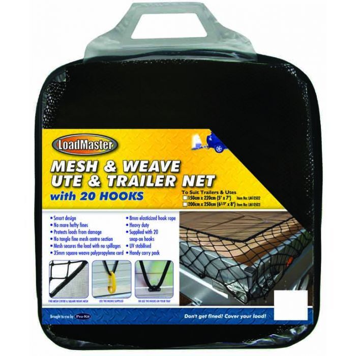 Loadmaster Mesh Weave Ute Trailer Net
