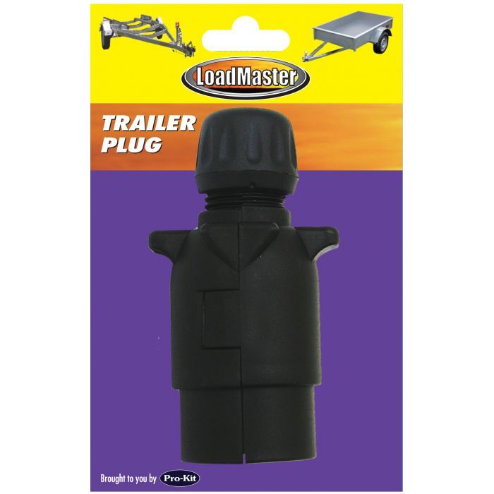 Loadmaster Trailer Plug 7Pin Large Round Plastic Moulded