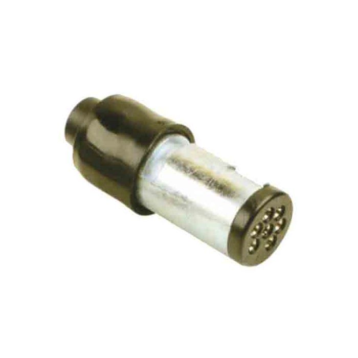 Loadmaster Trailer Plug 7Pin Small Round Aluminium