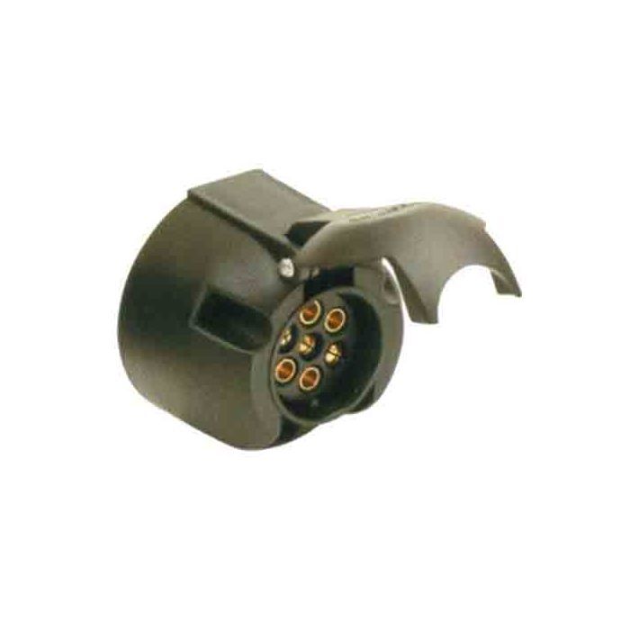 Loadmaster Trailer Socket 7Pin Large Round Side Socket Without Water Proof