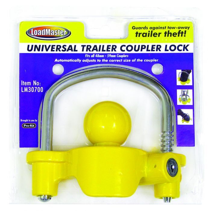 Loadmaster Unhitched Trailer Coupling Security Lock