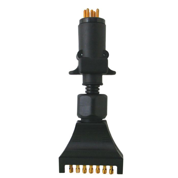 Loadmaster 6 Pin Round To 7 Pin Flat Trailer Adaptor