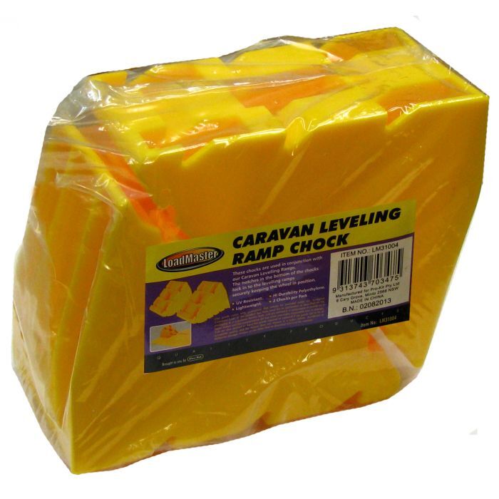 Loadmaster 2Pc Caravan Leveling Ramp Chocks