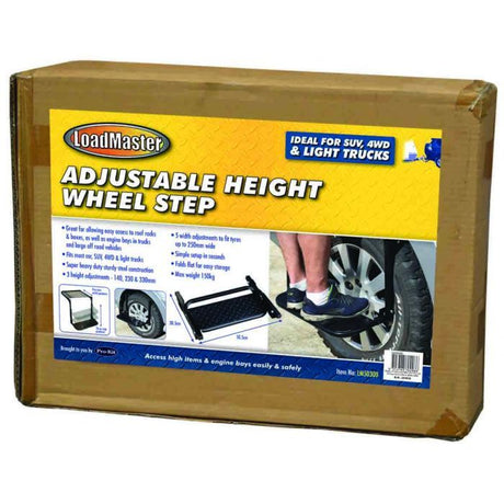 Loadmaster Wheel Step Adjustable Height Steel Frame