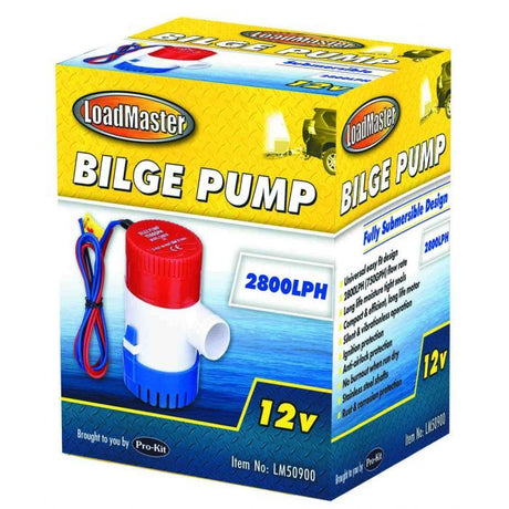 Loadmaster 12V 2800Lph (750Gph) Bilge Pump