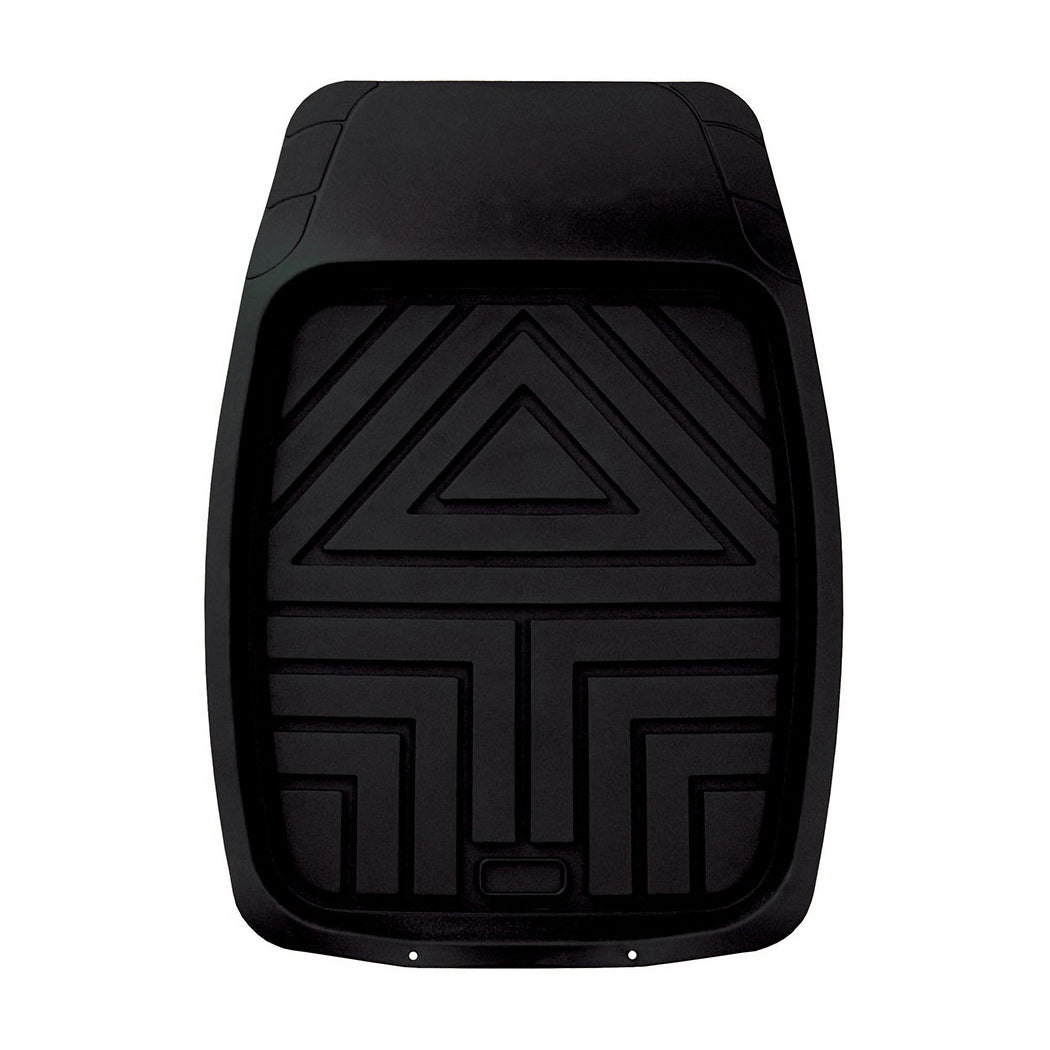 Deep Dish Tray Mat Front Black Ea