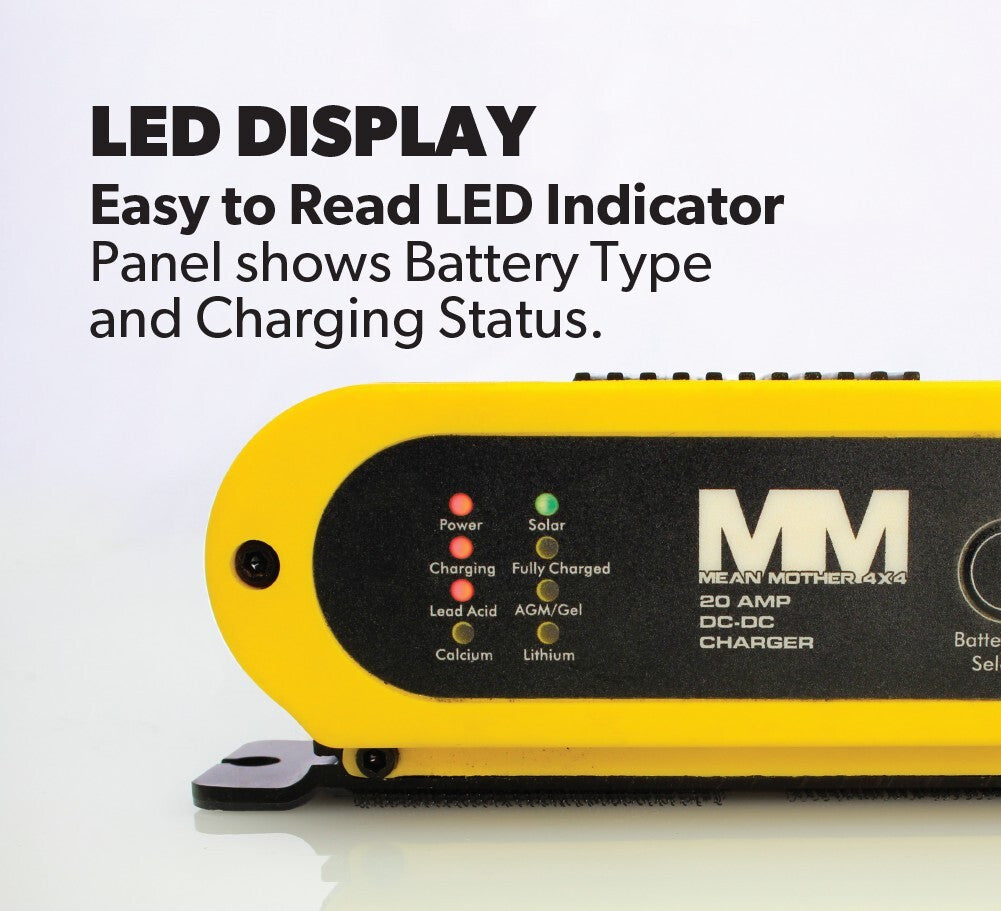 Mean Mother Lithium DC-DC 20AMP Battery Charger