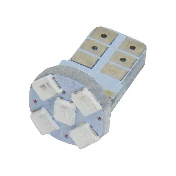 Motolite Globe 2Pc Narrow Smd T10E 5Chips White