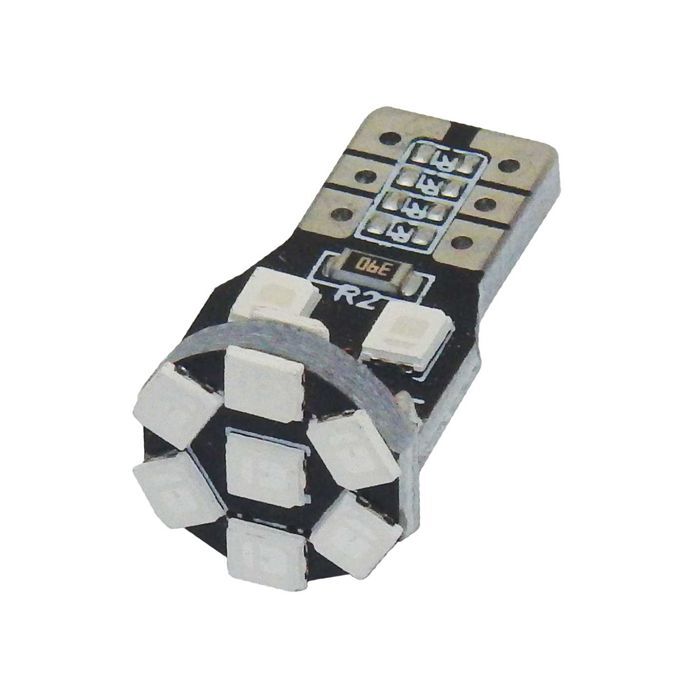 Motolite Globe 2Pc Wide Smd T10E 13Chips Blue