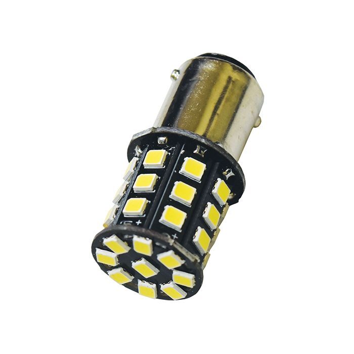 Motolite Globe 2Pc Smd 1142 Ba15D 33Chips White