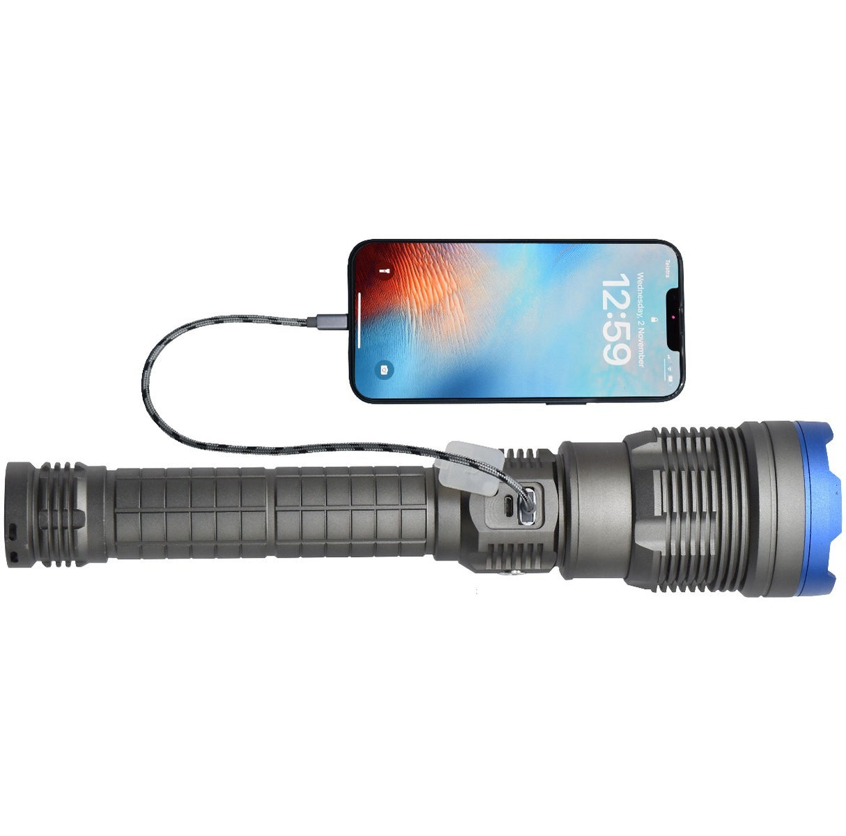 PK Tool 8000LM Re-chargeable High Power COB Torch