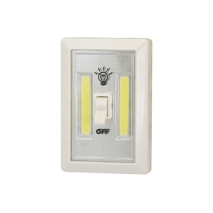 Motolite Wall Switch Light 2 x 3W Cob In 7Pc Display
