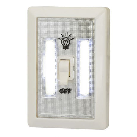 Motolite Wall Switch Light 2 x 3W Cob In 7Pc Display