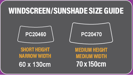 PC Covers Sun Shade Superior Large 150 x 70cm