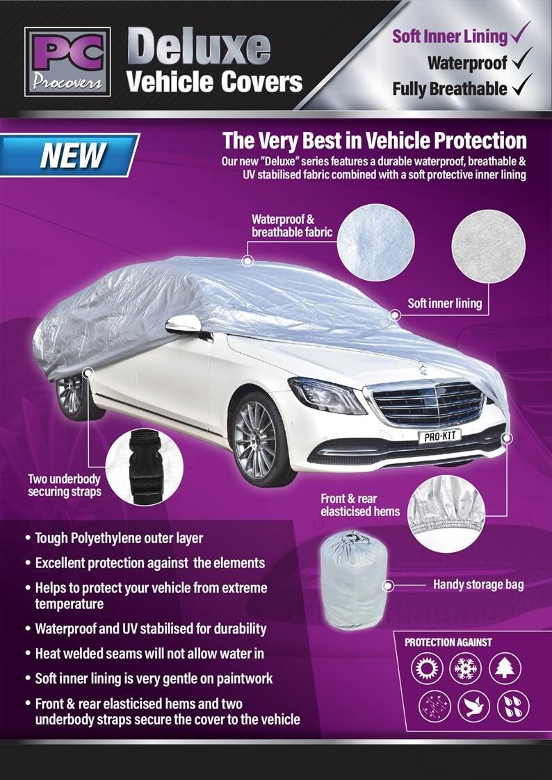 Deluxe Car Cover for Extra Large Hatch and Wagons