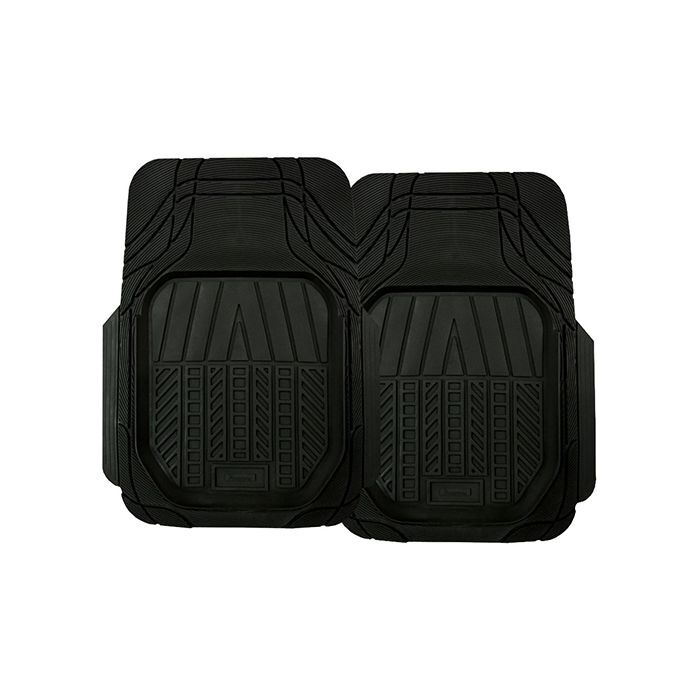 PC Covers 2Pc Black Deep Dish Rubber Mat