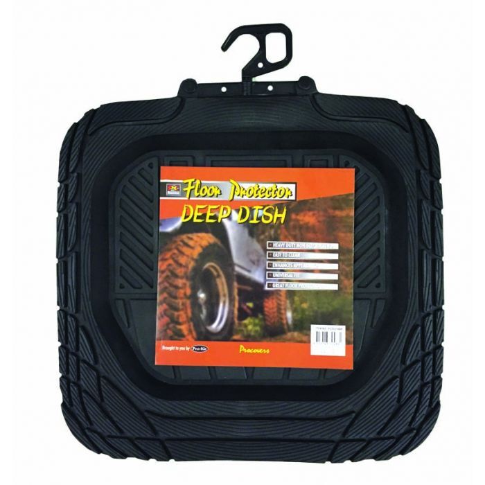 PC Covers Mat Set 2Pc Deep Dish Rear Black