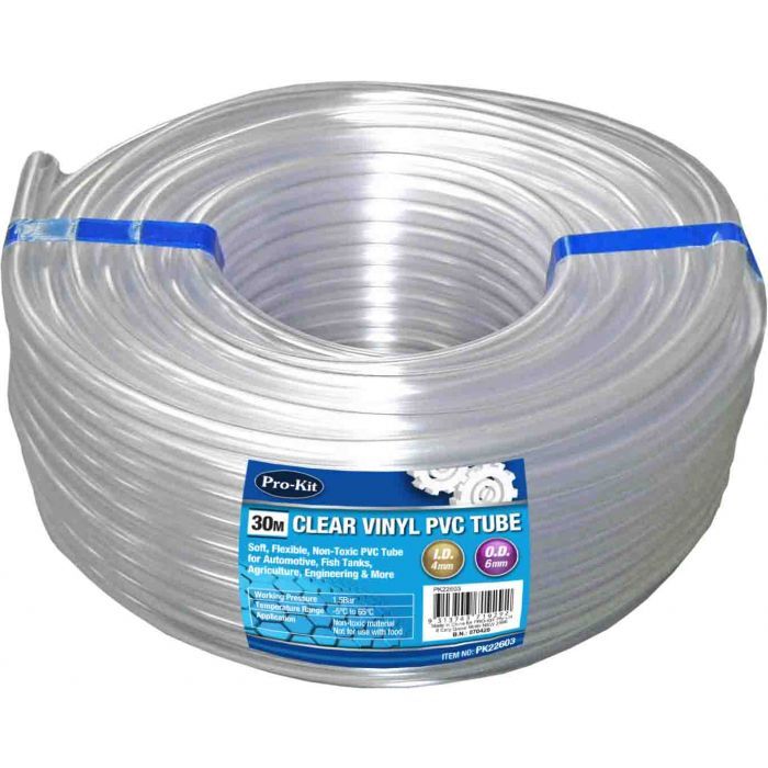 ProKit 30M Clear Vinyl PVC Tube