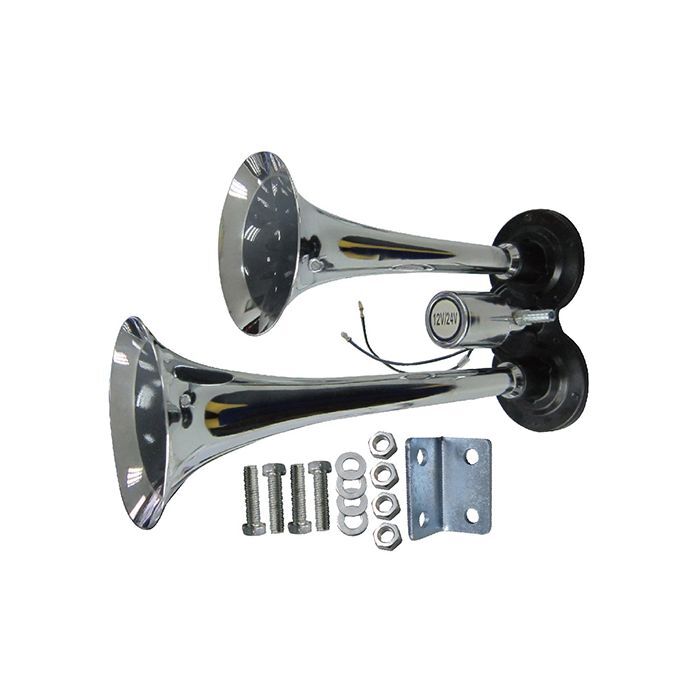 Charge Horn 24V Twin Trumpet Truck Style